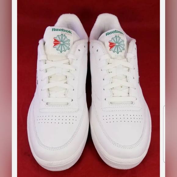 NEW REEBOK CLASSIC WHITE MAN SNEAKERS VINTAGE SHOES SIZE 9/42 - Picture 5 of 9